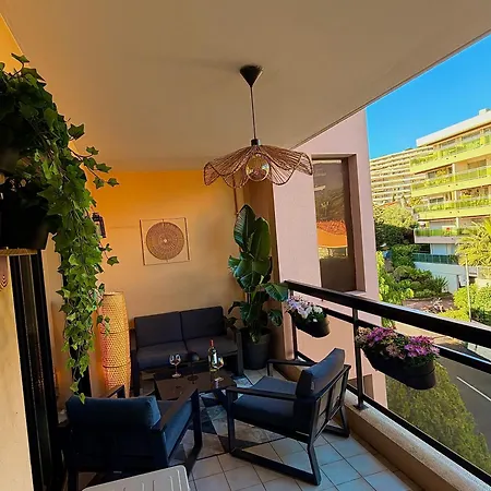 Superbe Climatise Avec Piscine, Terrasse Et Parking Prive - Proche Promenade Des דירה ניס