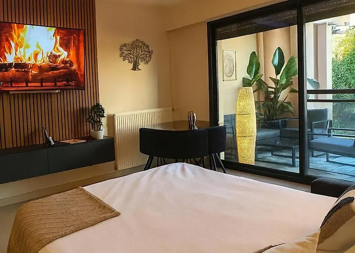 Apartament Moderne Climatise Avec Piscine, Terrasse Et Parking - Proche Promenade Des