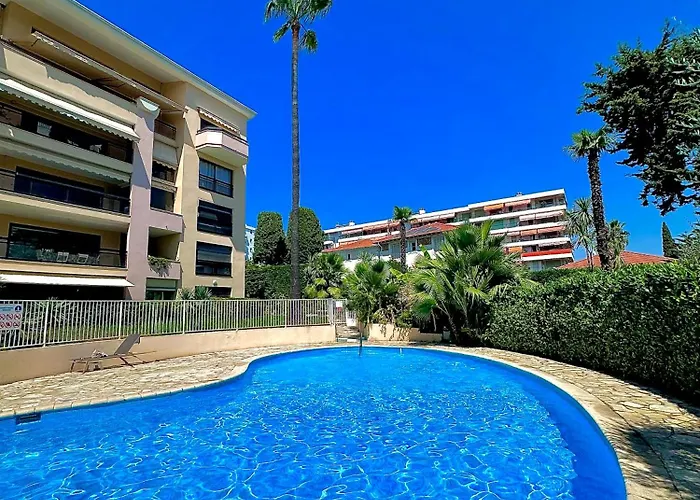 Apartament Moderne Climatise Avec Piscine, Terrasse Et Parking - Proche Promenade Des
